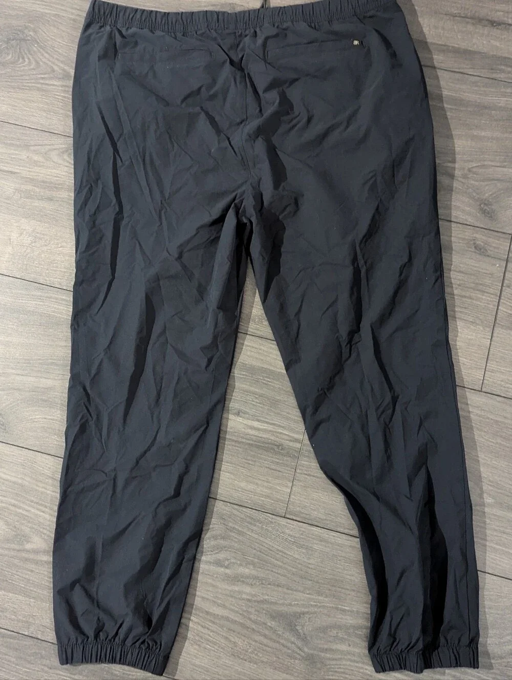 Banana Republic Men's Black Jogger Pants with Drawstring